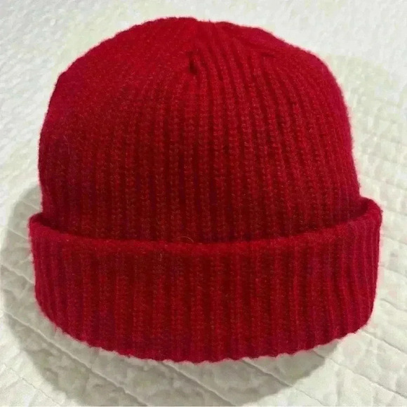 SHOE PALACE X SCARFACE Logo Beanie un Red with White Stitching OS - Picture 2 of 5